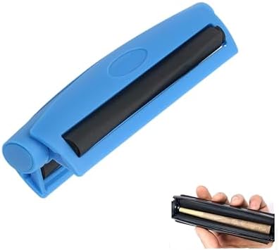 Manual Tobacco Roller Maker,WUZAIYEHONG Cigarette Maker Cigarette Rolling Machine Tobacco Roller Roll Tobacco Rolling Machinefor(Blue,110mm/4.33inch) Wuzaiyehong