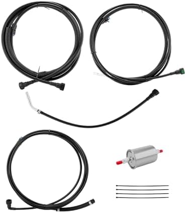 Fuel Lines Kit, Compatible with 1999-2003 Chevy Silverado GMC Sierra 1500 HD 2500 HD 3500, Fits 4.8 5.3 6.0 8.1 L Pickup Trucks, Replace# FL-FG0053, FLFG0053, FG0053, NFR0003 Gledewen