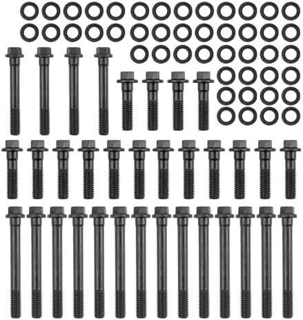 Cylinder Head Bolt Kit Compatible with Chevy C10/ C20/C30/G20/G30 Camaro Corvette Pontiac Firebird 5.3L 5.4L 5.7L 6.6L Engines Replaces# 134-3601 Fitede