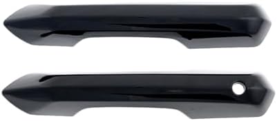 Snap On Gloss Black Car Door Handle Cover Trim Compatible with Ford Mustang 2024, Works Over Keyless Sensor, DH6338BLK Trim Illusion