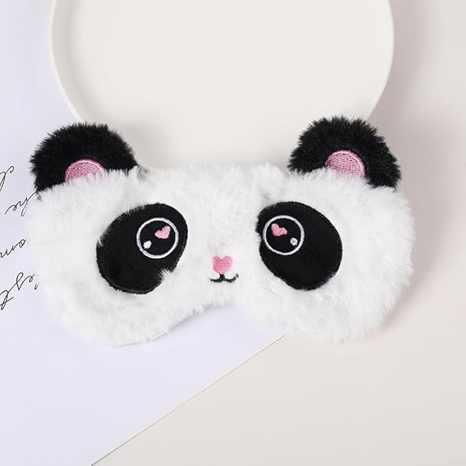 Маска для сна Xinjincang White Cute Panda Sleeping Mask Xinjincang