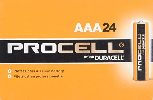 Батарейки Procell щелочные AAA, в упаковке 24 шт, свежесть до 7 лет Duracell