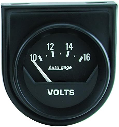 AUTO METER 2362 Autogage Electric Voltmeter Gauge, Regular, 2.3125 in. Auto Meter