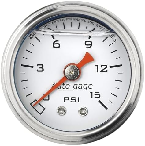 Auto Meter 2175 Autogage Fuel Pressure Gauge Auto Meter