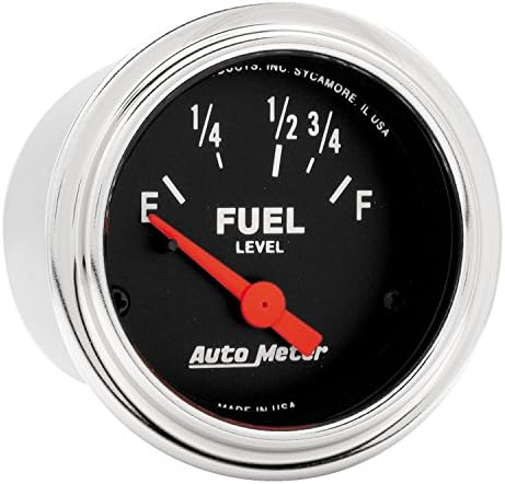 Auto Meter 2515 Traditional Chrome Electric Fuel Level Gauge Auto Meter