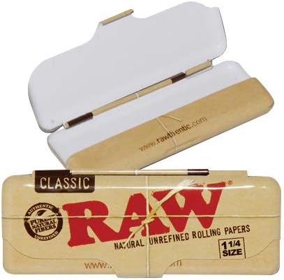 RAW Brand Storage Tin for 1.25" Classic Rolling Papers Raw