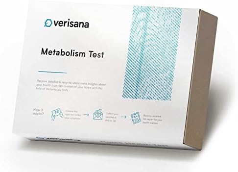 Metabolism Test – Home-to-Lab Test Kit to Check 3 Important Markers for Your Metabolism – Analysis by CLIA-Certified Lab – Verisana Verisana