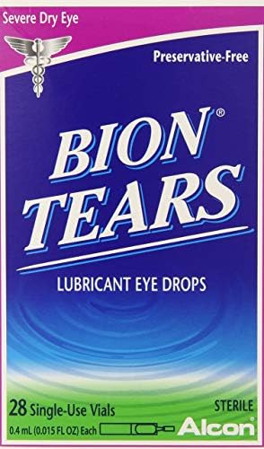 Bion Tears Lubricant Eye Drops (Капли)-0.015 oz (Унции), 28 ct Single Use Vials, 2 pk Bion Tears