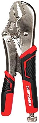 CRAFTSMAN Locking Pliers, Curved Jaw, 10WR, 10-Inch (CMHT81726) Craftsman