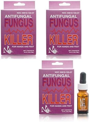 No Miss Antifungal Fungus Killer 1/4oz/7ml Full Size 3 Packs Made in USA Efast