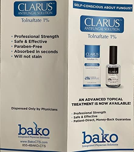 Clarus Solution Antifungal 1%, 0.5 floz Advanced Footcare