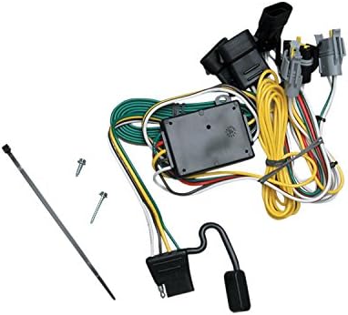 Tekonsha 118343 T-One® T-Connector Harness, 4-Way Flat, w/Converter, Compatable with 1992-1994 Ford E-150 Econoline, 1992-1994 Ford E-250 Econoline, 1992-1994 Ford E-350 Econoline, 2001-2003 Ford Escape, 2001-2003 Mazda Tribute,Black Tekonsha