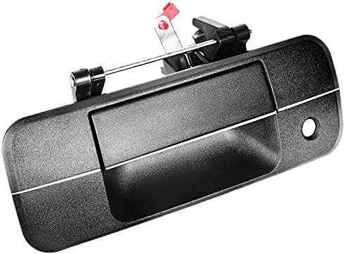 FAERSI Tailgate Handle Liftgate Latch Handle with Rear Camera Hole Replacements for 2007-2013 Toyota Tundra | Replaces# 69090-0C051, 690900C051, 81214 Faersi