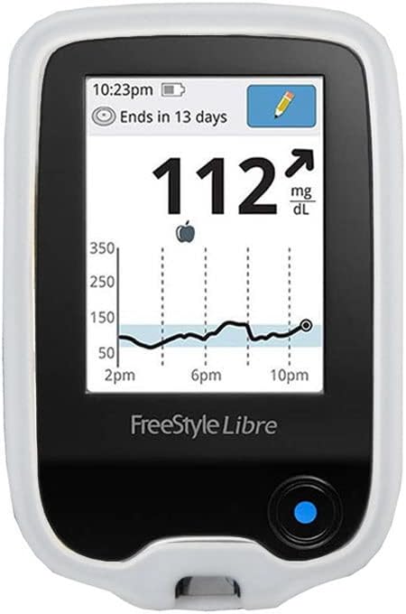 Premium Silicone Soft Case for Freestyle Libre 3/ Freestyle Libre 2 (Continuous Glucose Monitor) (Clear) Usastar-SNK