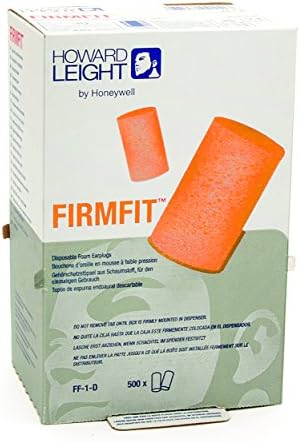 Howard Leight by Honeywell FirmFit Disposable Foam Earplug Refill for Leight Source 500 Dispenser, 500 Pairs (FF-1-D), Orange HOWARD LEIGHT