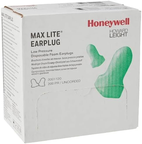 Одноразовые беруши Max-Lite 154-Lpf1, 200 штук в упаковке Honeywell