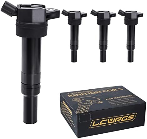 Set of 4 Ignition Coil Pack for 2.0 1.8 L4 Hyundai Elantra Tucson Kia Soul Forte 2011 2012 2013 2015 2015 2016 Coil Packs Replaces# UF651 C1804 LCWRGS