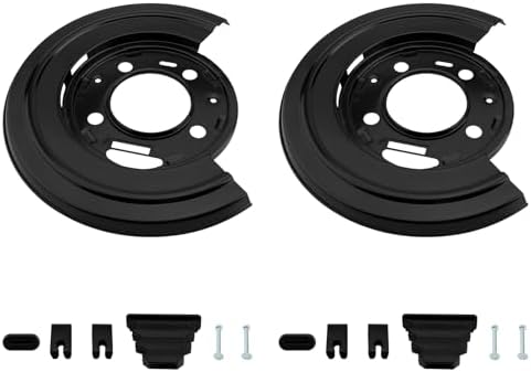 924-212 Brake Backing Plate, Compatible with 2000-2005 Ford Excursion, 1999-2010 F250, 1999-2015 F350, 2011-2014 F450 F550 Super Duty, Left & Right Rear Brake Backing Plate Dust Shield 1 Pair Misakomo