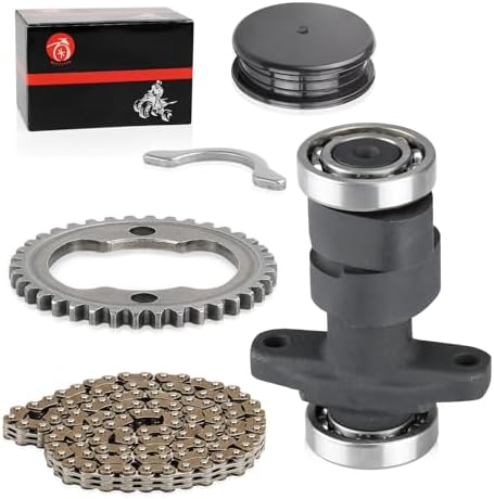 Camshaft & Cam Sporcket Gear Timing Chain Kit for Honda TRX300EX TRX300X 1993-2009 FourTrax 250 TRX250X 1987-2002 Moto1988