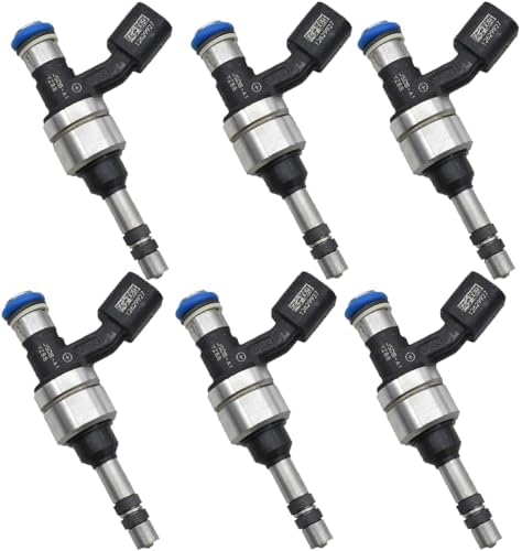 6Pcs 12629927 Fuel Injectors Nozzle 6 Holes Disc Engine for Buick Allure LaCrosse, Cadillac CTS SRX, Chevrolet GMC Terrain 12642021, FIJ0030, 2173449, FJ1059, 217-3449, 4G2248, M1406 Automotive-leader