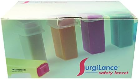 PT# SLN100 PT# # SLN100- Lancet Surgilance Yl Sterile 26G 100/Bx by, MediPurpose MediPurpose