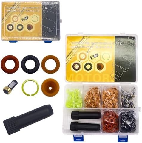 HiSport Fuel Injector Rebuild Service Repair Kits - O rings, Spacers, Pintle Caps, Micro Basket Filters + Removal Tool (100set/box) HiSport