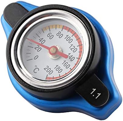 Small Head Car Radiator Water Temp Meter Thermostatic Gauge With Water Temperature Gauge (1.1Bar) Zerone