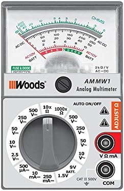 Аналоговый мультиметр Woods AMMW1 с 5 функциями и 16 диапазонами измерений Southwire