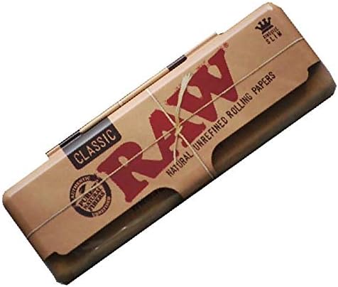 Металлический кейс для роллов King Size с hinged крышкой для безопасного хранения Raw