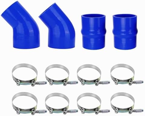 Heavy Duty Silicone Intercooler Boot Kit for 1994-2002 Dodge Ram 5.9L Diesel (Blue) Lsdzwork