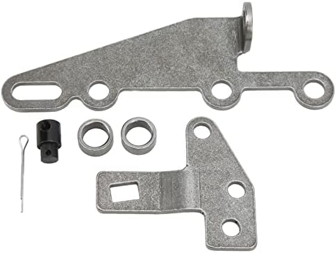 EVGATSAUTO Automatic Shifter Bracket and Lever Kit, Shifter Cable Bracket Lever Kit Replacement for Turbo TH400 TH350 TH250 200‑4R 700R4 4L60 35498 Evgatsauto