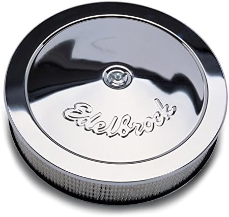 Воздушный фильтр Edelbrock 1221, диаметр 356 мм, высота 95 мм с адаптером вентиляции Edelbrock