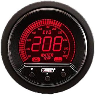 Prosport 52mm Premium Evo Electrical Water Temperature Gauge ProSPORT