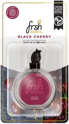 Ароматизатор для автомобиля FRSH Scents Black Cherry в виде 3D бутылки, 30 дней свежести Simply