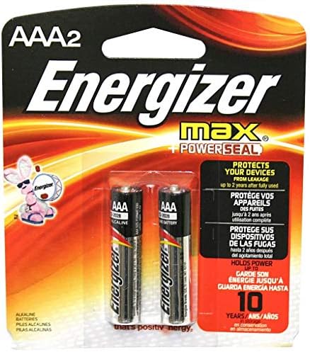 Щелочные батареи AAА Energizer Max, самые долговечные, 2 шт. Energizer