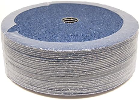 Benchmark Abrasives 7 Inch Sanding Discs Zirconia Resin Fiber Grinding Disc for Grinding, Stripping on Wood, Fiberglass, Steel, Metal, 7/8" Arbor Angle Grinder Sanding Disc, 25 Pack - 24 Grit Benchmark Abrasives