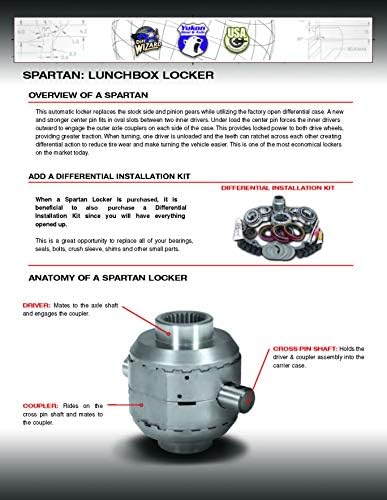 USA Standard Gear Spartan Locker for Toyota V6 Applications, 30 Spline axles, w/Stock Side Gears USA Standard Gear