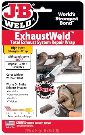 J-B Weld ExhaustWeld 2" x 72" Repair Wrap, White J-B Weld