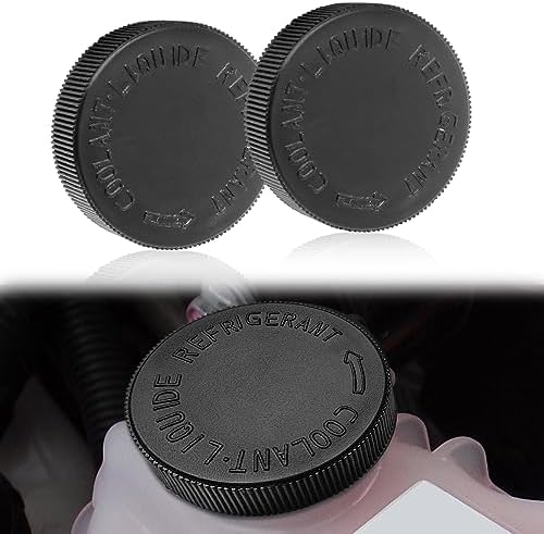 2PCS Engine Radiator Coolant Water Tank Black Reservoir Cap, Compatible with Infiniti Nissan Renault, OEM# 21712-79900 Kevwr