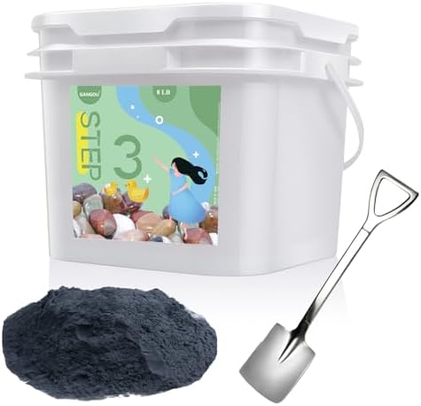 8 lbs Tumbler Media Grit,Rock Polishing Grit Media, Works with Any Rock Tumbler, Rock Polisher, Stone Polisher,PRE-Polish 500 Silicon Carbide Grit, Step 3 for Tumbling Stones Gangou