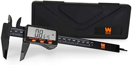 WEN 10761 Electronic 6.1-Inch Digital Caliper with LCD Readout and Storage Case WEN