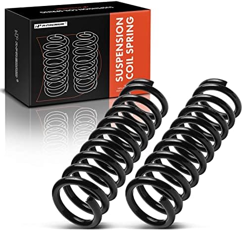 A-Premium 2Pcs Front Suspension Coil Spring Set Compatible with Nissan Frontier 2005-2019, Pathfinder 2005-2012, Xterra 2005-2015 & Suzuki Equator 2009-2012, RWD, Replace# 54010EA001, 54010EA04B A-Premium