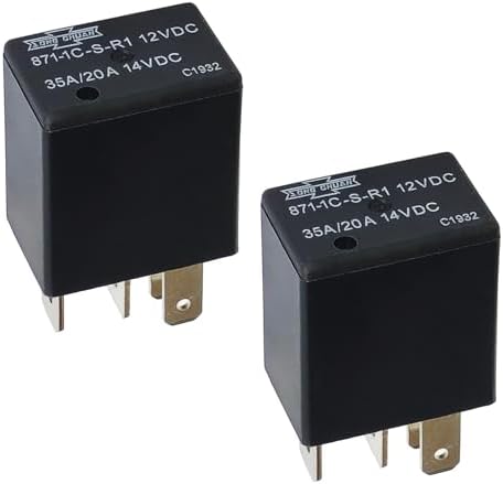 Реле 871-1C-S-R1 12VDC 35A/20A, SPDT, 5 контактов, упаковка 2 шт. TC-Masterles