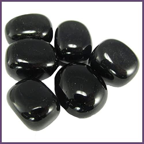 Pachamama Essentials Black Obsidian Tumbled - Healing Stone - Crystal Healing Rock 20-25mm (1) Pachamama Essentials