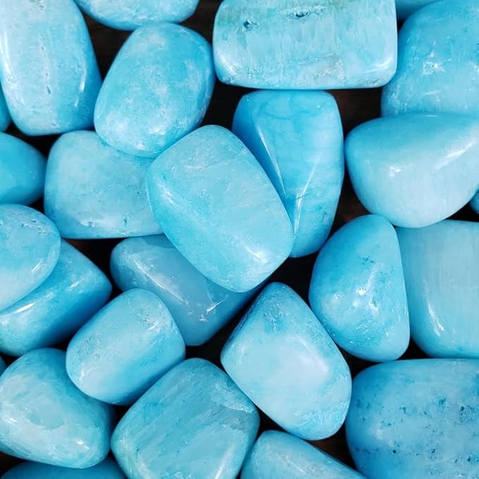 Pachamama Essentials Blue Aragonite Tumbled - Healing Stone - Crystal Healing 20-25mm Pachamama Essentials