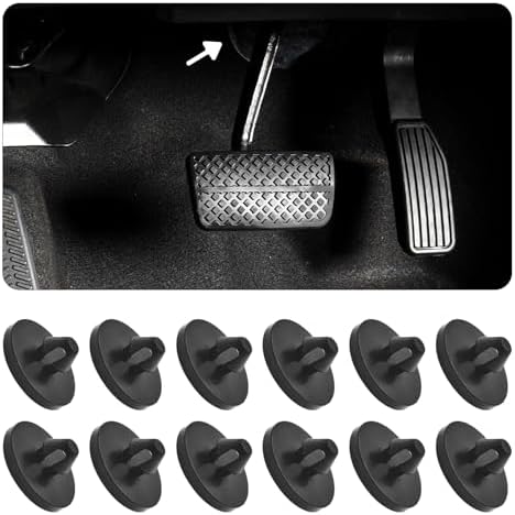 12PCS Brake Switch Stopper, Car Brake Light Switch Pad, Replacement OEM #90541-06036, Automotive Clutch Pedal Stop Pads for Most Cars Trucks SUVs Somuch