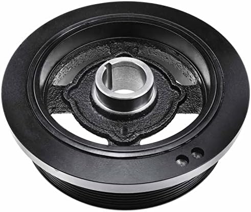 A-Premium Engine Harmonic Balancer Crankshaft Pulley Compatible with Toyota Tundra 07-20, Sequoia Land Cruiser 08-20 & Lexus LX570 08-11 13-20, GX460 10-20, DOHC V8 4.6L 5.7L, Replace# 134700S010 A-Premium