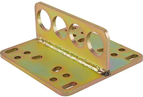 Standard Engine Lift Plate, Zinc-Plated for Rust Prevention, Heavy Duty Flat Plate Steel, Includes Holley & Rochester 2/4 Barrel Bolt Patterns, 4 Hook Locations for Easy Engine Alignment Speedway Motors