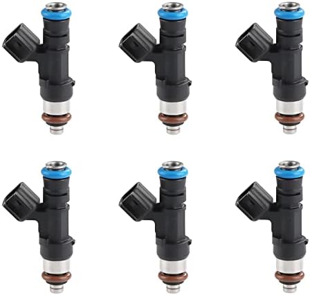 JDMON Fuel Injectors Replacement for GMC Acadia Saturn Outlook 2007-2008 Vue 2008-2010 Buick Enclave 2008 3.6L V6 Replace 0280158154 6Pcs JDMON