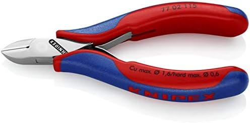 KNIPEX - 77 02 115 Tools - Electronics Diagonal Cutters, Multi-Component (7702115) Knipex